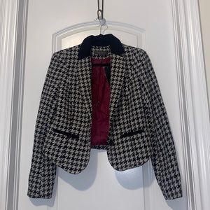 Suzy Shier houndstooth blazer